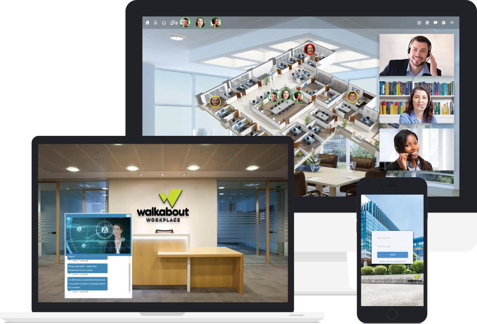 screenshot of Walkabout Workplace